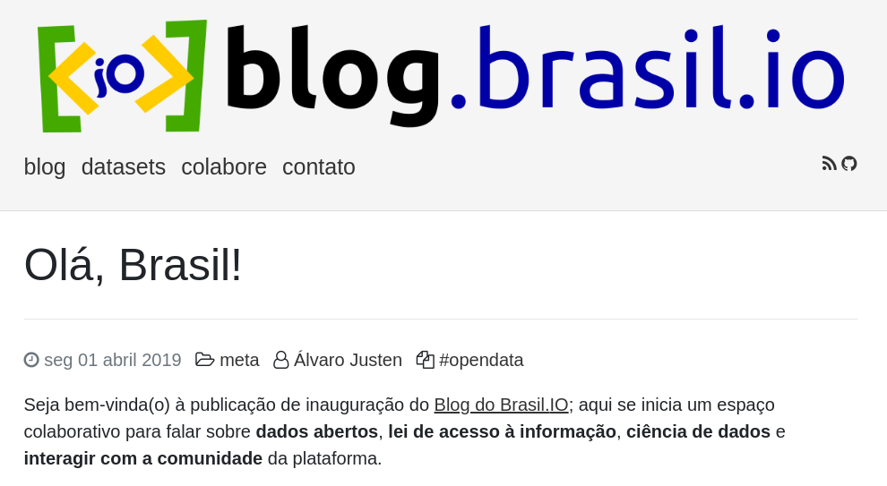 Blog do Brasil.IO