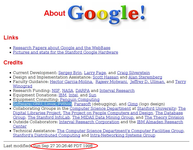 Google usa Python desde 1998