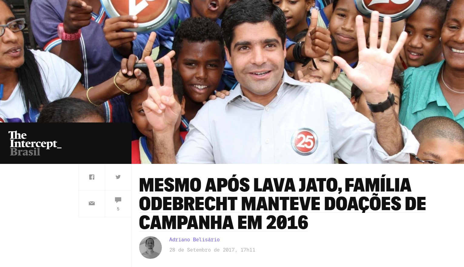 Odebrecht escândalo