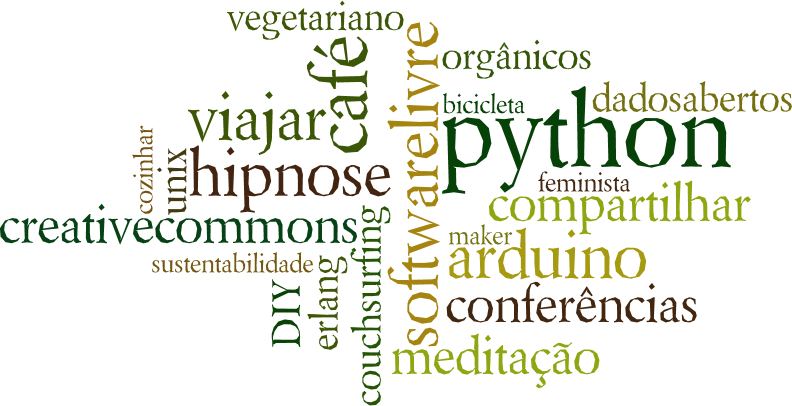 Álvaro Justen wordcloud